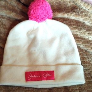 Beanie jeffree Starr pink/white